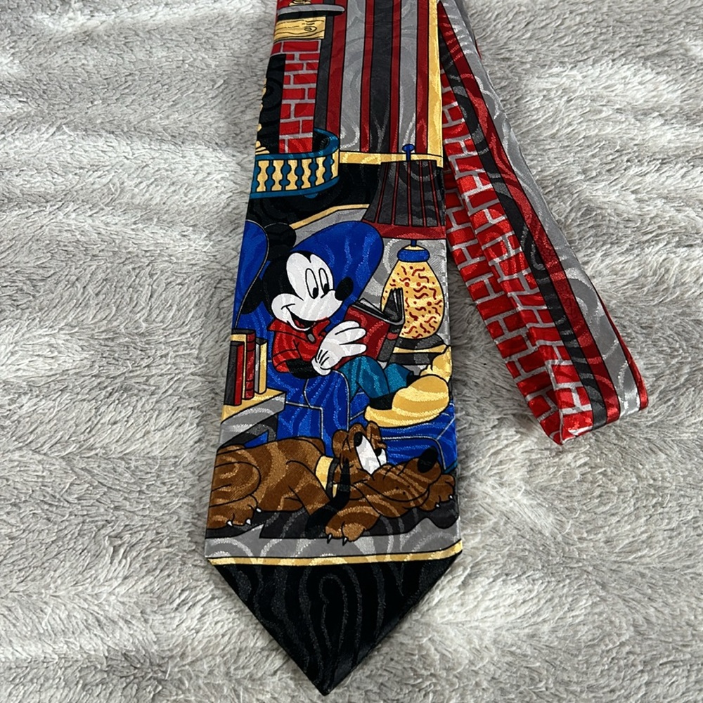 BALANCINE hot cakes Disney, Mickey Mouse, Pluto necktie